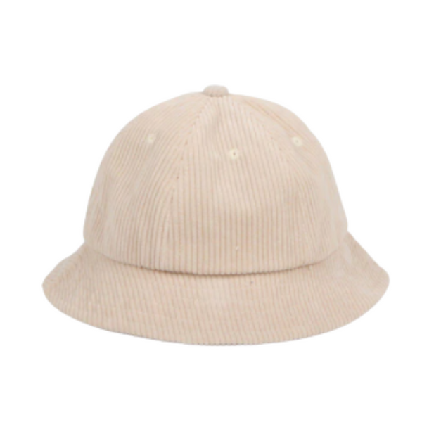 Beige Corduroy Bucket Hat
