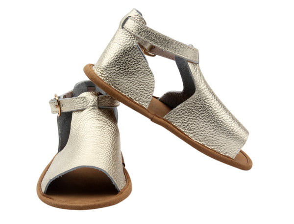 Platinum Gold Eldorado Sandals