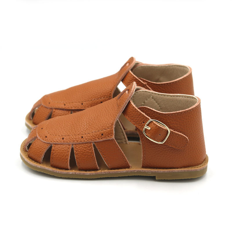 Tan Leather Gracie Sandals