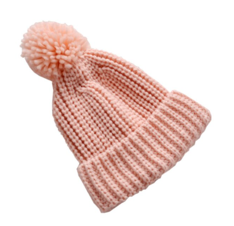 Knitted Coral Beanie