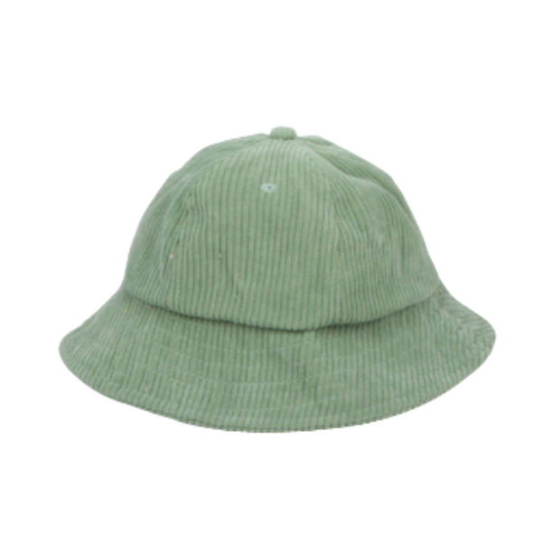 Green Corduroy Bucket Hat