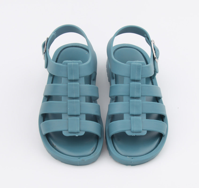 Blue Jelly Sandals