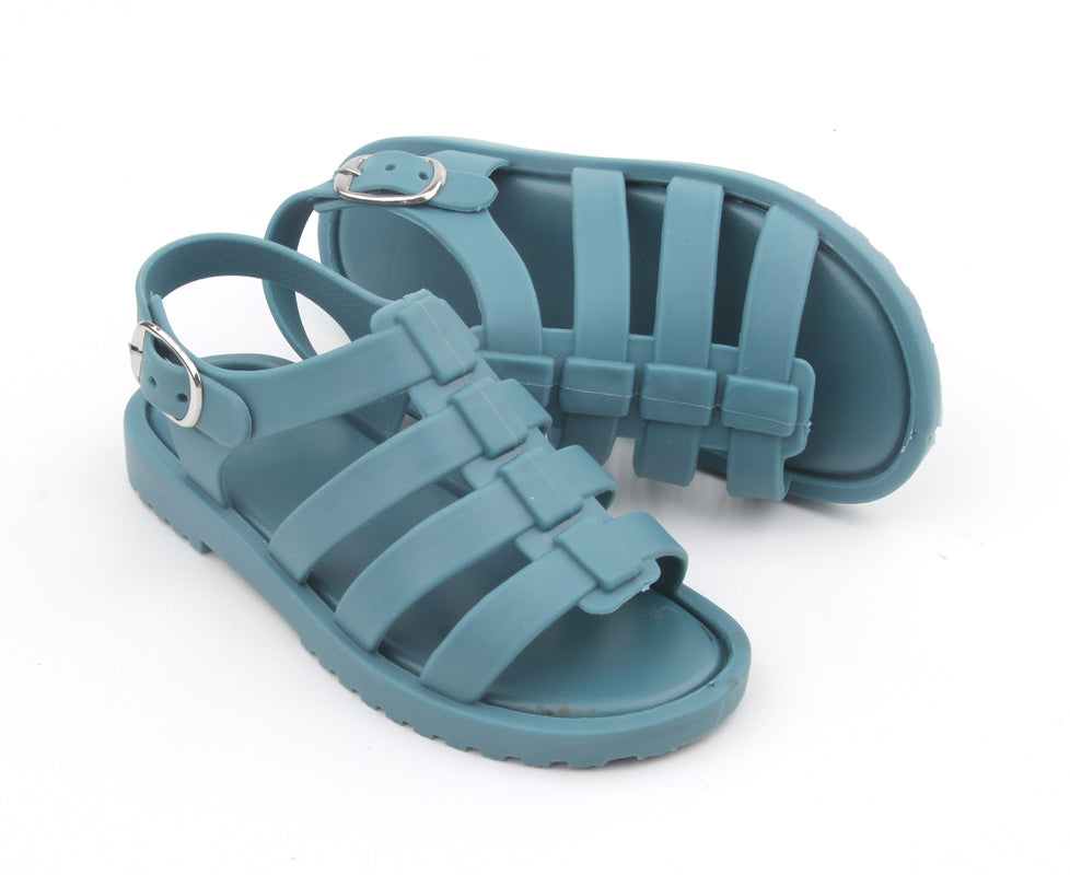 Blue Jelly Sandals