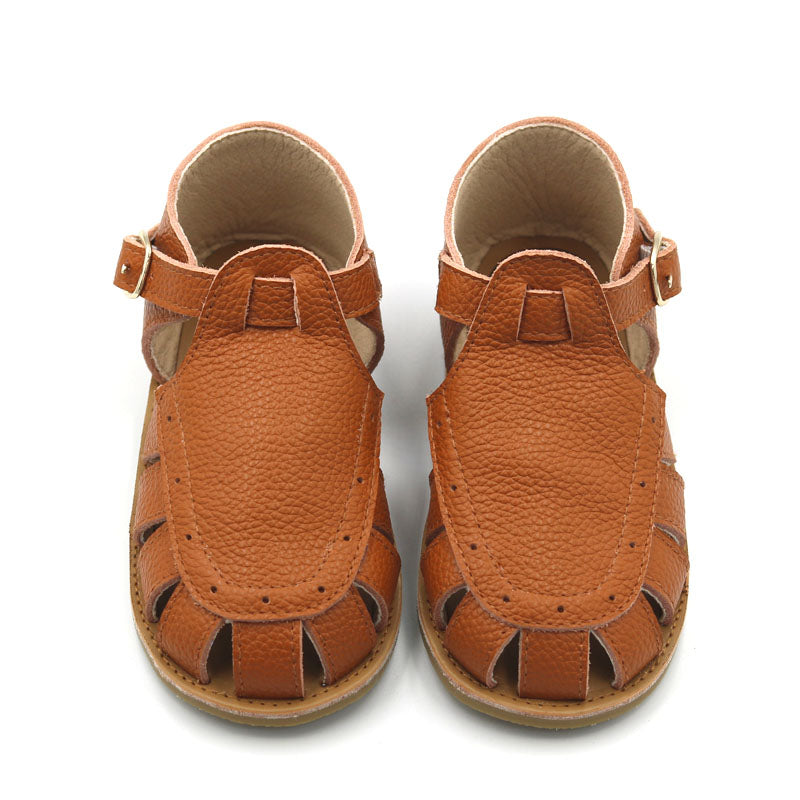 Tan Leather Gracie Sandals
