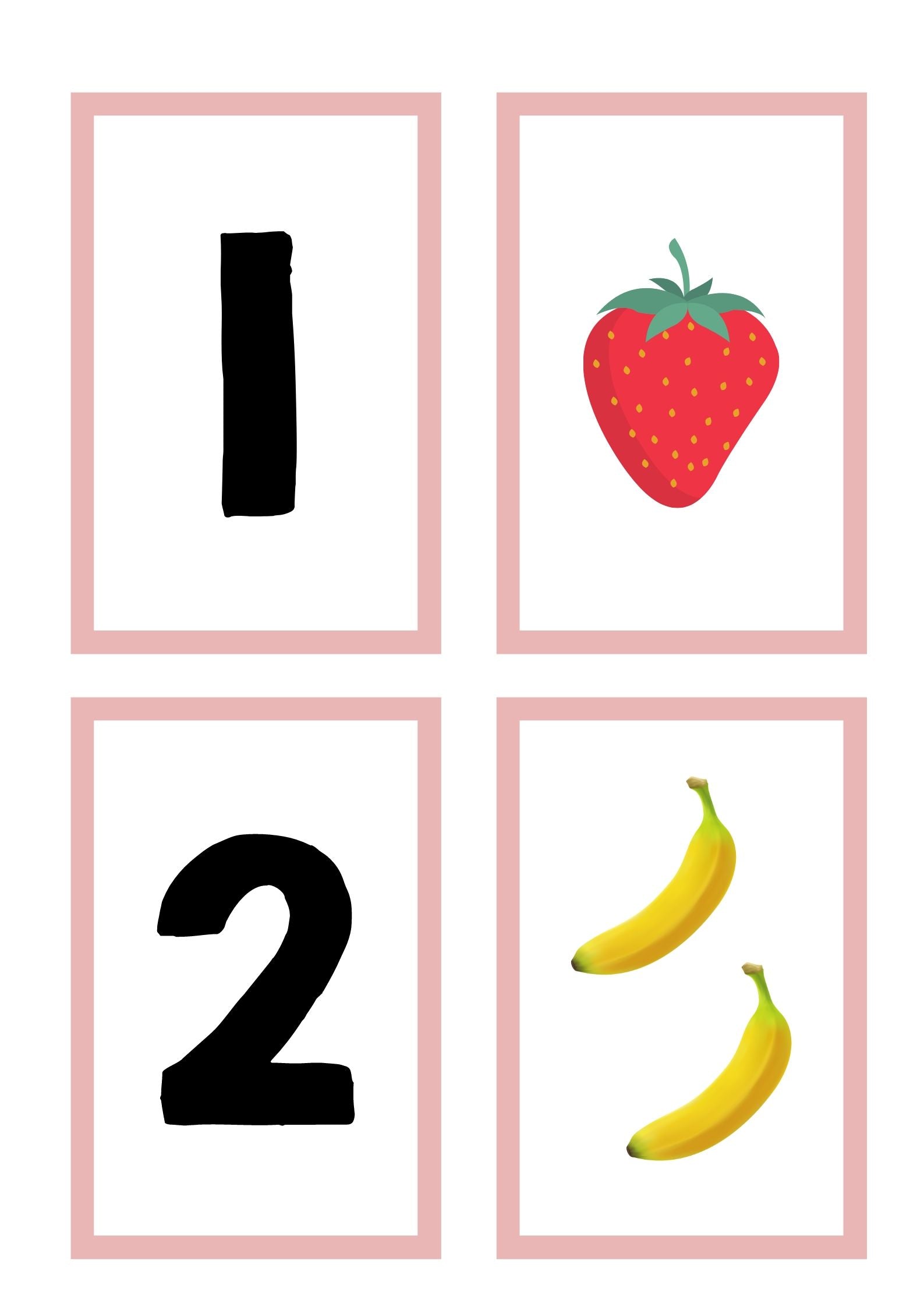 Number Flashcards 1 20