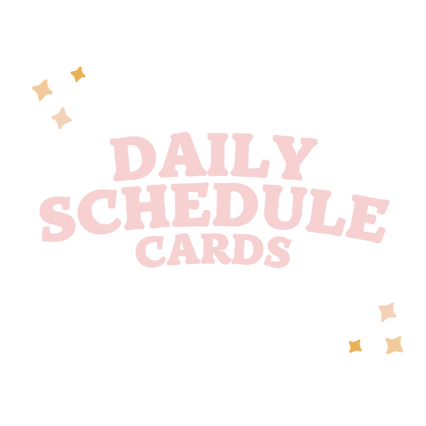 DAILY SCHEDULE CARDS