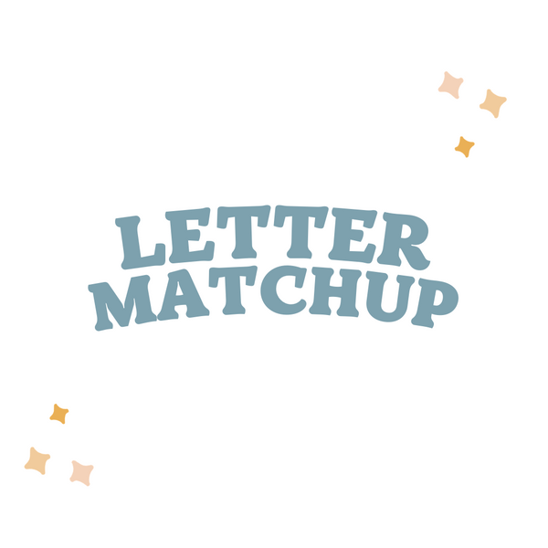 LETTER MATCH UP CARDS
